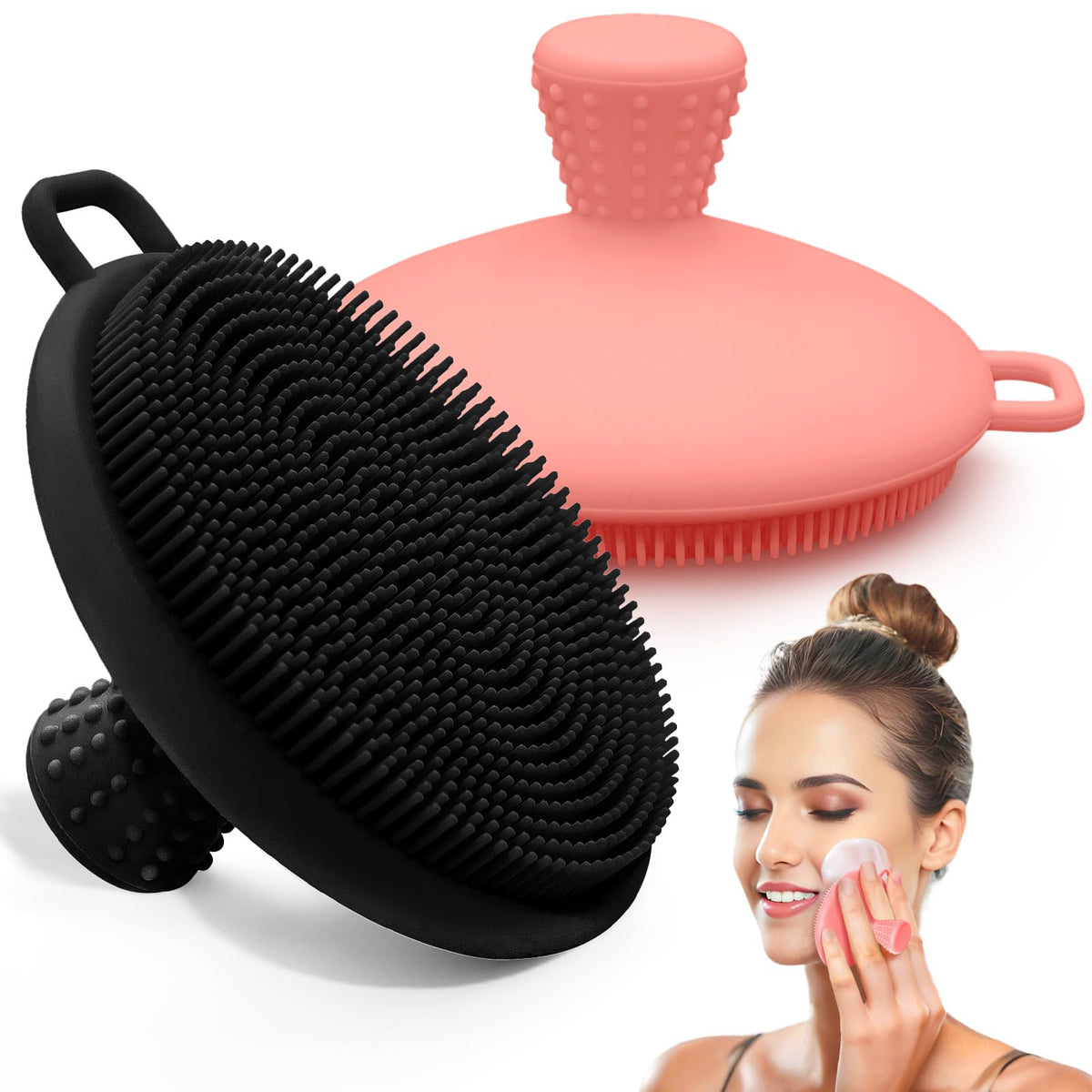 GEENOA Silicone Facial Brush Duo